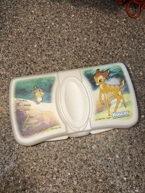 Vintage Huggies Bambi Baby Wipes Case